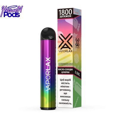 Vaporlax X 1800 Кисло - Солодкі Цукерки