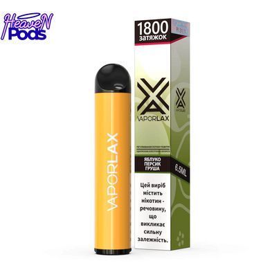 Vaporlax X 1800 Яблуко Персик Груша