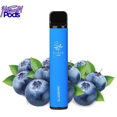 Elf Bar 1500 Blueberry 5% одноразовая под система (Оригинал)