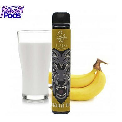 Elf Bar Lux 1500 Banana Milk 5% Оригинал