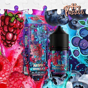 Parallel In Bottle Salt Puzzle Blueberry Raspberry 50 mg. 30 ml.